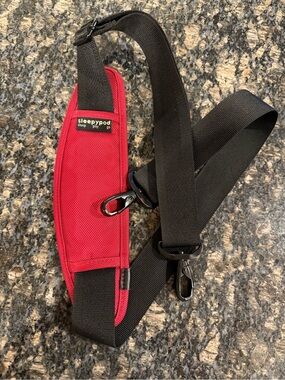 Sleepypod Strawberry Red Padded Shoulder Replacement Strap for mobile bed